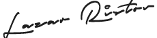 Lazar Ristov Signature