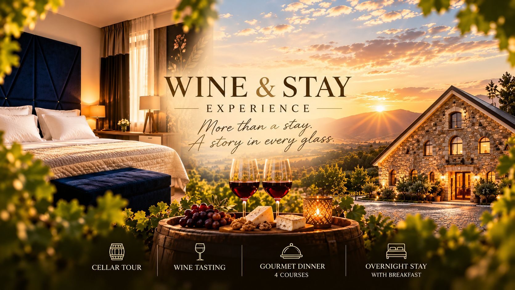 Wine Tasting & Gourmet Dinner